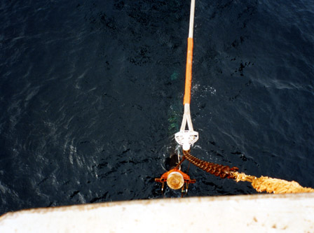 Disconnect just coming out of the water